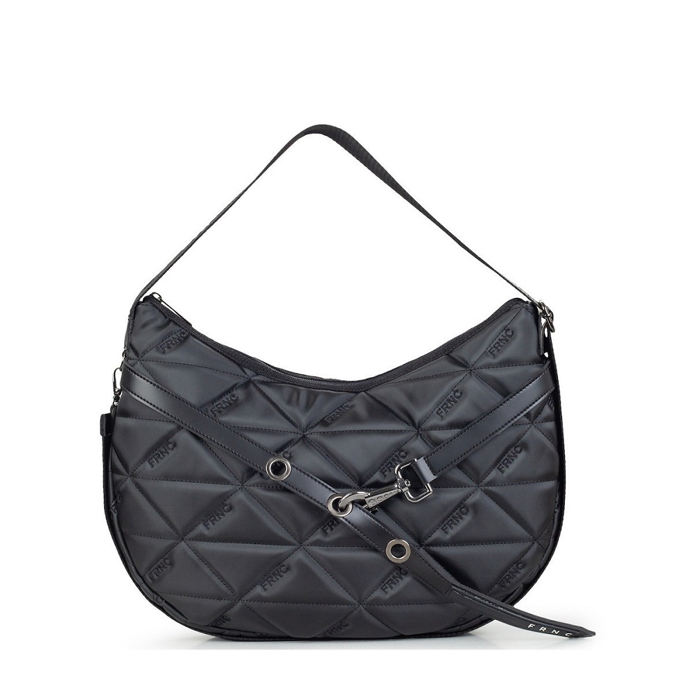 Γυναικεία Τσάντα Ώμου Μαύρη  FRNC 4151 ΒLΚ Collection FW 2025