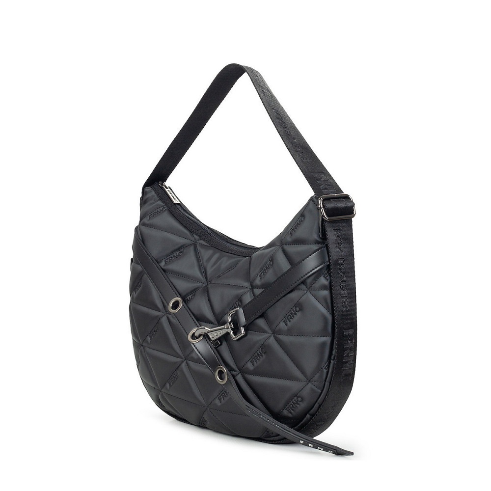 Γυναικεία Τσάντα Ώμου Μαύρη  FRNC 4151 ΒLΚ Collection FW 2025