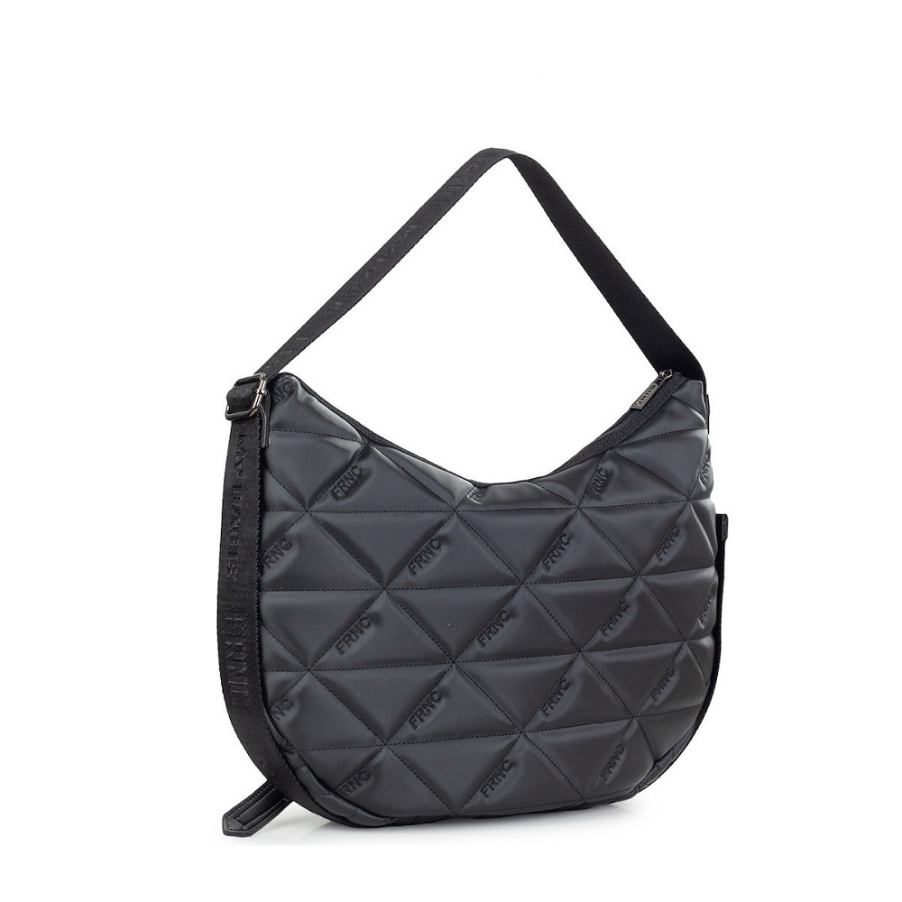 Γυναικεία Τσάντα Ώμου Μαύρη  FRNC 4151 ΒLΚ Collection FW 2025