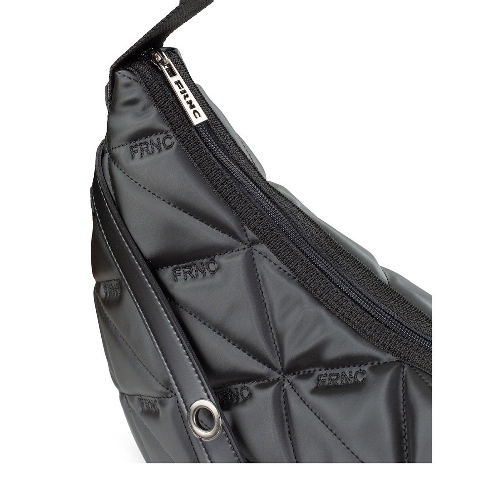 Γυναικεία Τσάντα Ώμου Μαύρη  FRNC 4151 ΒLΚ Collection FW 2025