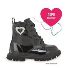 Μποτάκι / Αρβυλακι για κορίτσι σε μαύρο χρώμα EXE Kids  VΑ21U5141007 Collection FW 2025