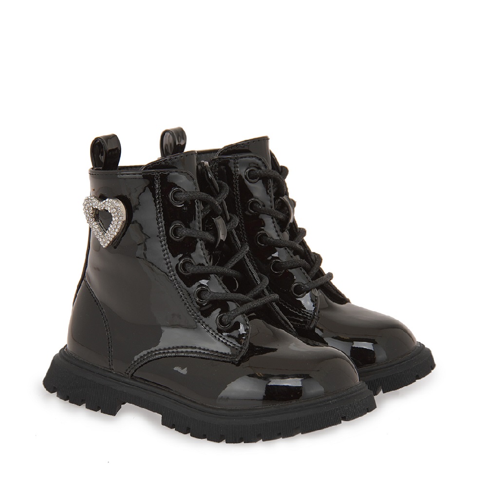 Μποτάκι / Αρβυλακι για κορίτσι σε μαύρο χρώμα EXE Kids  VΑ21U5141007 Collection FW 2025