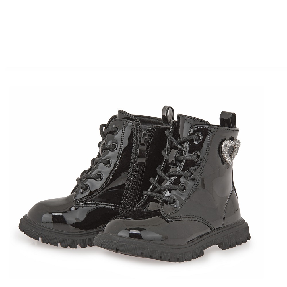 Μποτάκι / Αρβυλακι για κορίτσι σε μαύρο χρώμα EXE Kids  VΑ21U5141007 Collection FW 2025