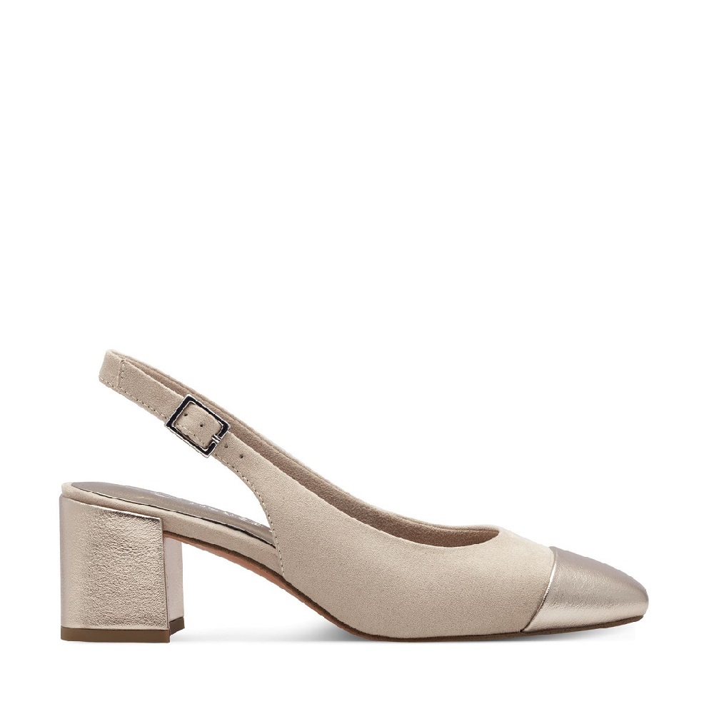 Γυναικείες Ανατομικές Γόβες Marco Tozzi 2-29610-42 435 Μπεζ  Collection SS 2026