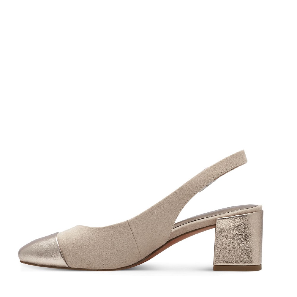 Γυναικείες Ανατομικές Γόβες Marco Tozzi 2-29610-42 435 Μπεζ  Collection SS 2026