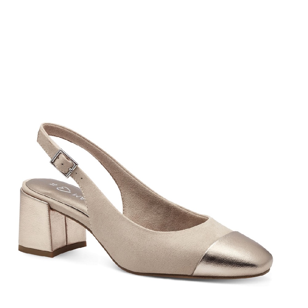 Γυναικείες Ανατομικές Γόβες Marco Tozzi 2-29610-42 435 Μπεζ  Collection SS 2026