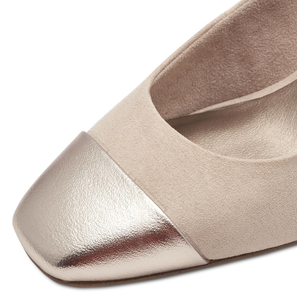 Γυναικείες Ανατομικές Γόβες Marco Tozzi 2-29610-42 435 Μπεζ  Collection SS 2026