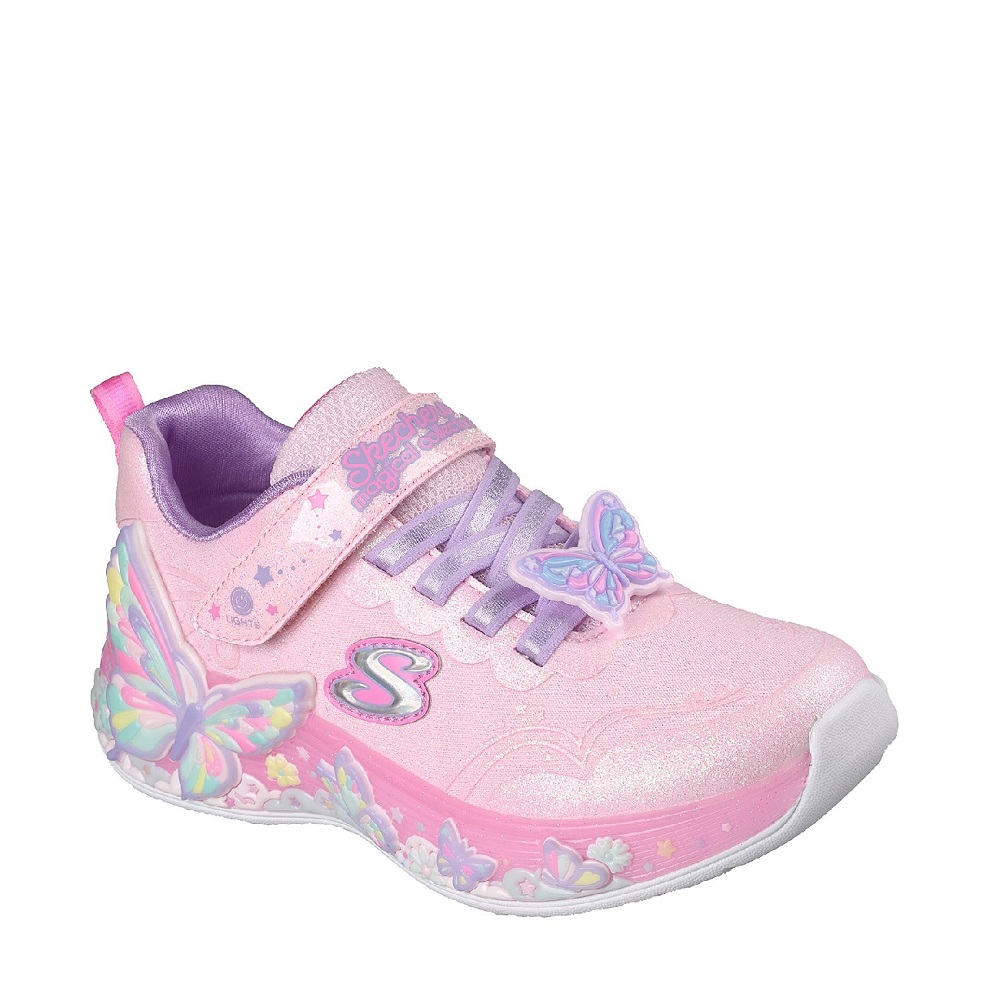 Παιδικό sneaker για κορίτσι με φωτάκια ροζ Skechers 303065L-LΡΜΤ Butterfly Bliss Collection SS 2026