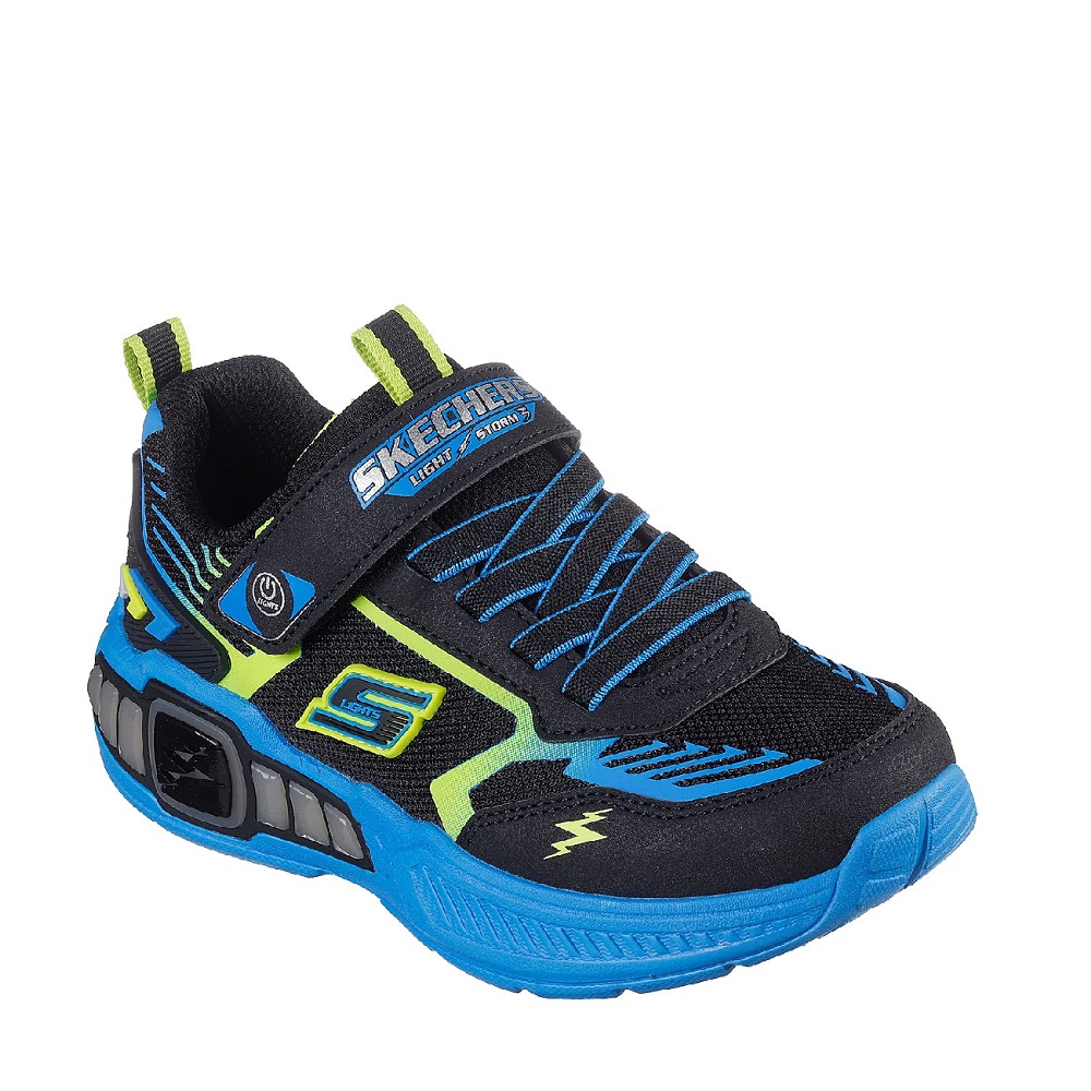 Παιδικό sneaker για αγόρι με φωτάκια Skechers 400151L-ΒΒLΜ Light Storm 3 Collection SS 2026