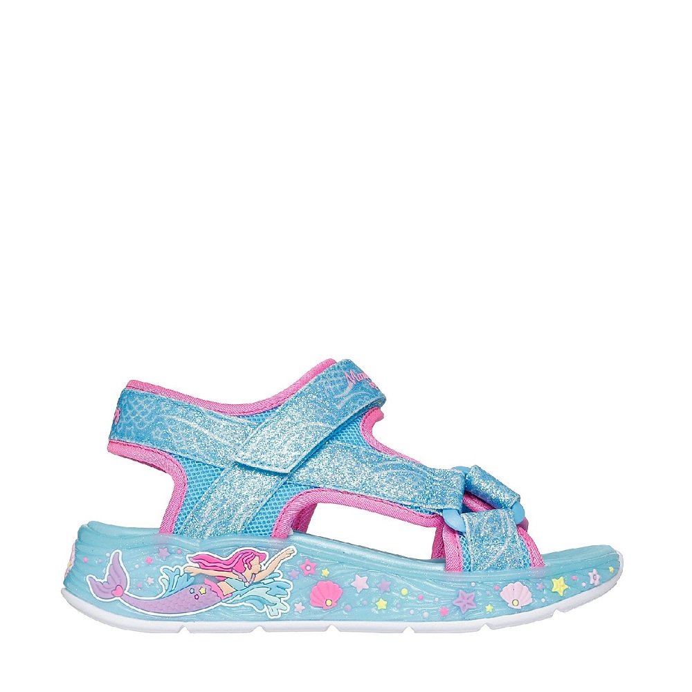 Παιδικό πέδιλο με φωτάκια Skechers  303108L/ΒLΜΤ  Mermaid Dreams Collection SS 2026