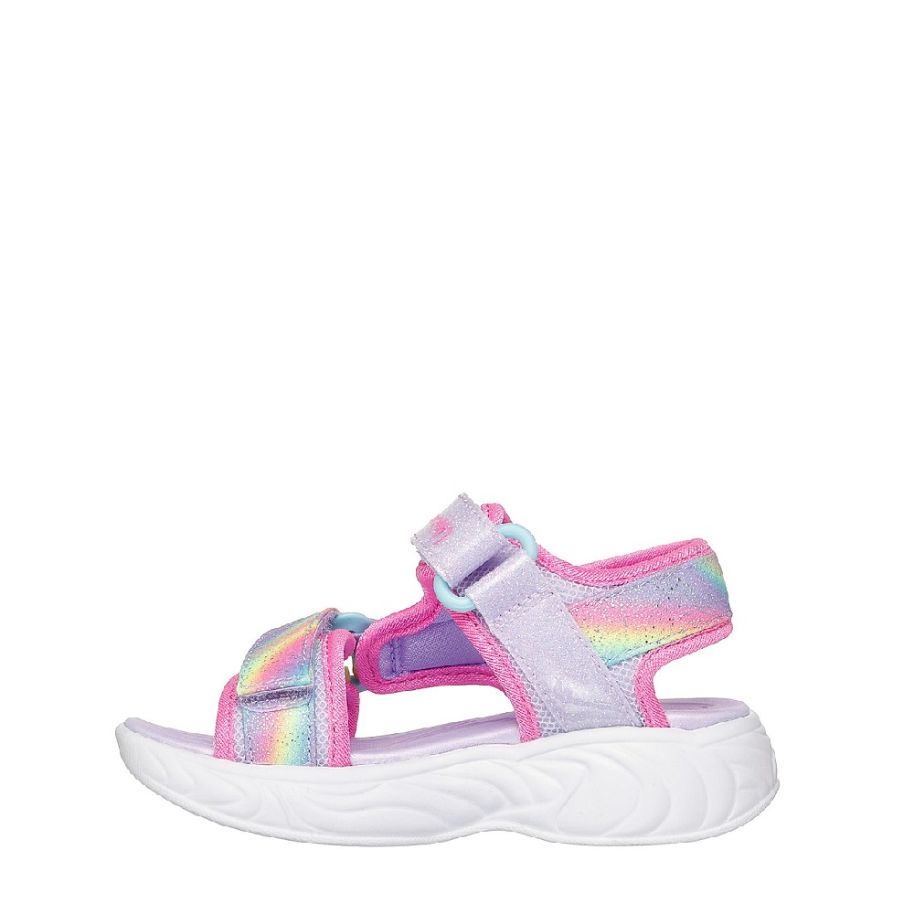 Παιδικό πέδιλο για κορίτσι μονόκερος με φωτάκια Skecxhers  303107Ν-LVΜΤ Collection SS 2026