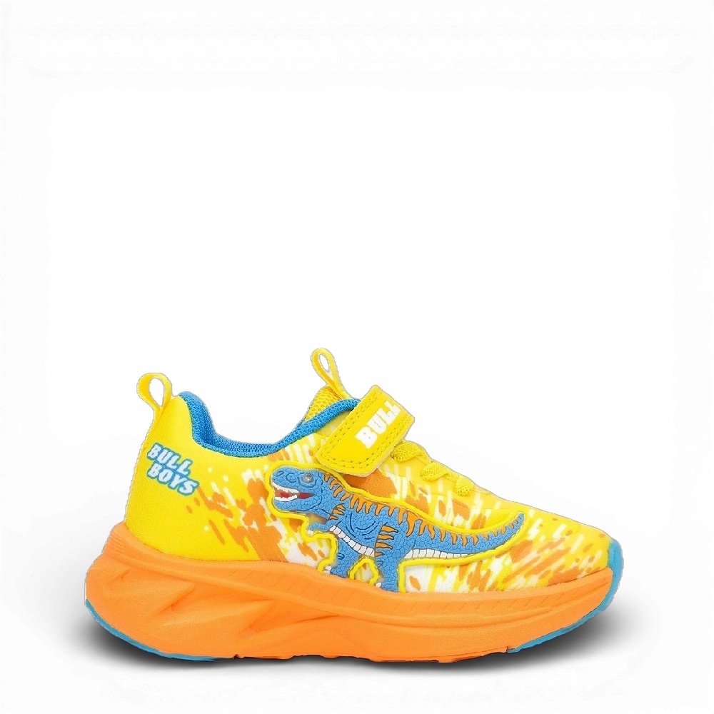 Παιδικό sneaker για αγόρι δεινόσαυρος με φωτάκια Bull Boys  DΝΑL5155-GΙ01 Collection SS 2026