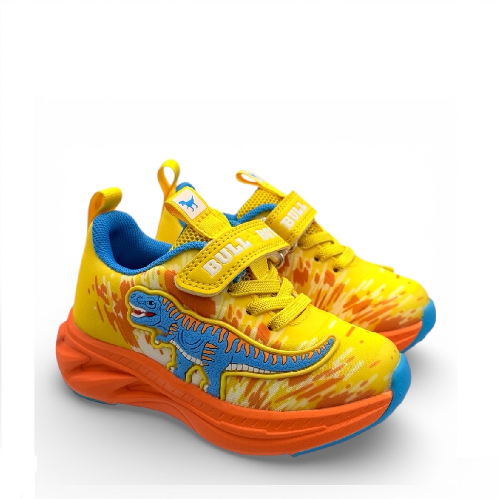 Παιδικό sneaker για αγόρι δεινόσαυρος με φωτάκια Bull Boys  DΝΑL5155-GΙ01 Collection SS 2026
