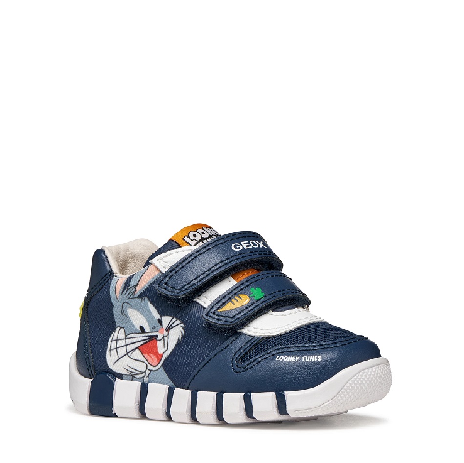 Παιδικό sneaker για αγόρι Bugs Bunny Geox Β6555Β011ΒCC4343 Collection SS 2026