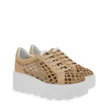 Γυναικείο sneaker σε μπέζ χρώμα Renato Garini  W119R6113586 Collection SS 2026 2