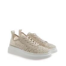 Γυναικείο sneaker μπέζ δαντέλα Renato Garini W119R1802608 Collection SS 2026 2
