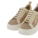 Γυναικείο sneaker μπέζ δαντέλα στρας Renato Garini  W119R61534Κ5 Collection SS 2025-3