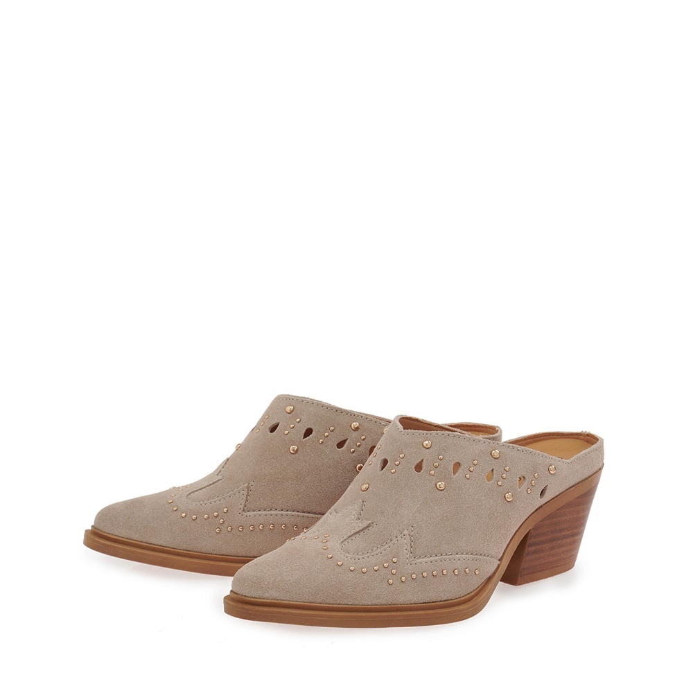 Γυναικείο δερμάτινο Mule Carla Cortez  W416W9033585 Collection SS 2026