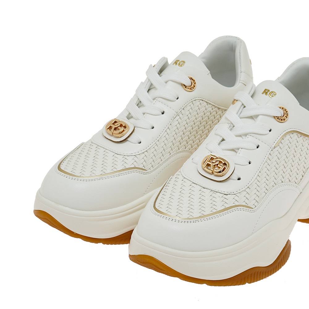 Γυναικείο sneaker ασπρο πλεκτό Renato Garini  W119R636343Μ Collection SS 2026