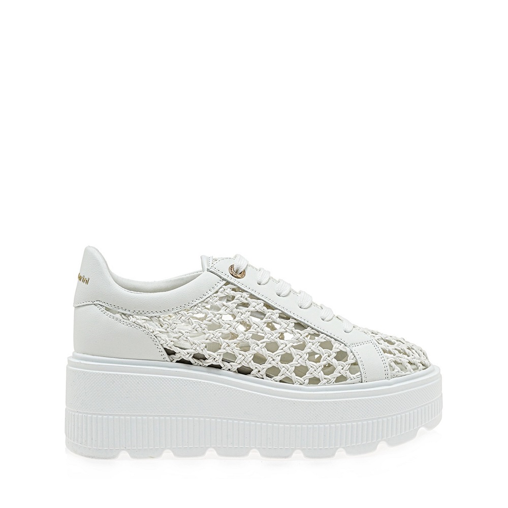 Γυναικείο sneaker λευκό πλεκτό Renato Garini  W119R611326Μ Collection CC 2026