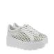 Γυναικείο sneaker λευκό πλεκτό Renato Garini  W119R611326Μ Collection CC 2026-1
