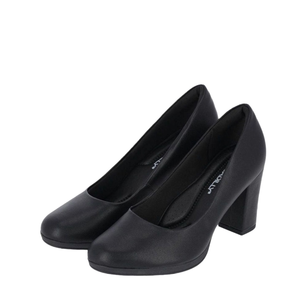 Γυναικεία ανατομική γόβα σε μαύρο χρώμα Picadilly 130196-201 Collection SS 2026