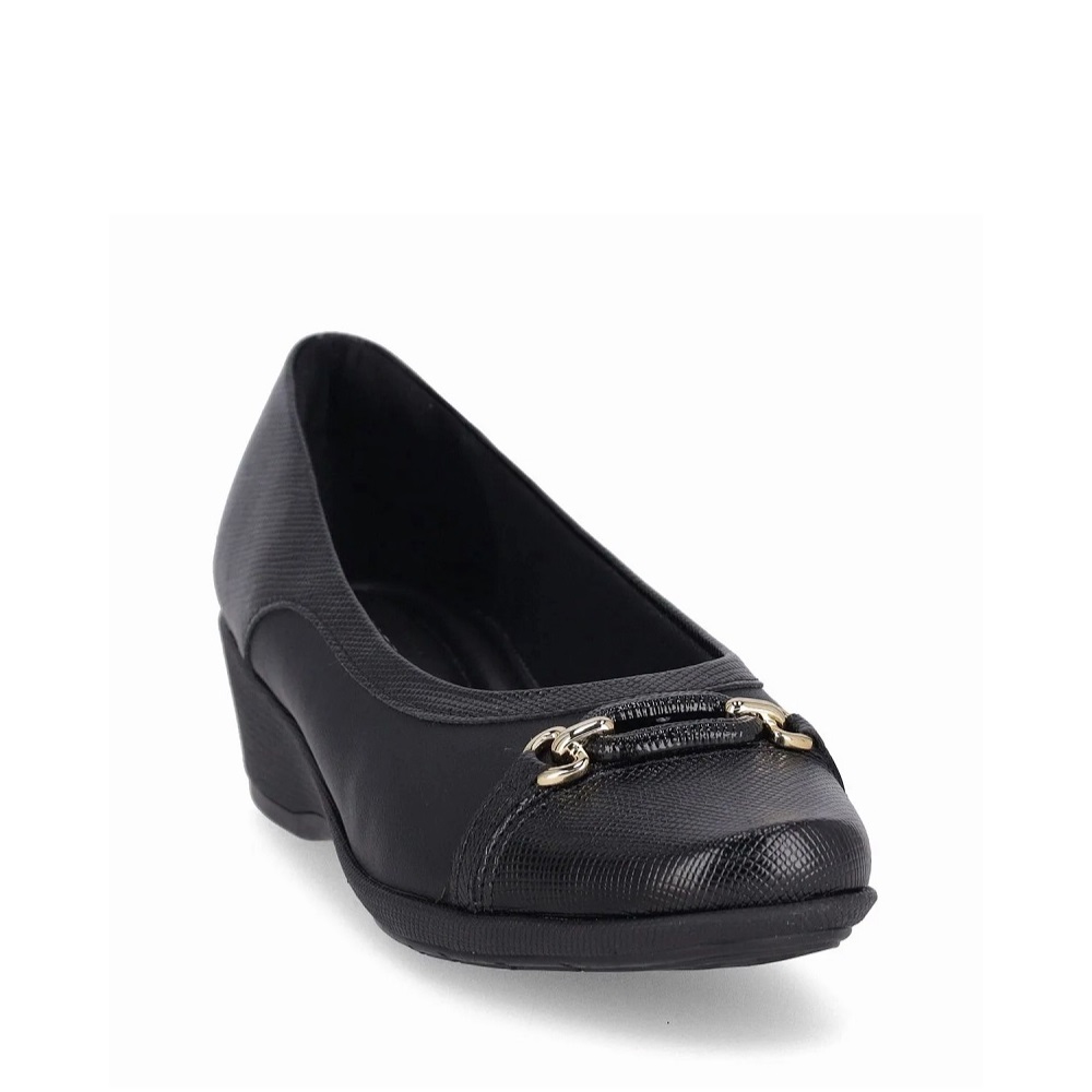 Piccadilly 143242-5 Micro Fiber Γυναικείες Ανατομικές Μπαλαρίνες σε Μαύρο χρώμα