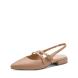 Γυναικείο slingback cappucino Marco Tozzi  2-29409-44 496 Collection SS 2026-2