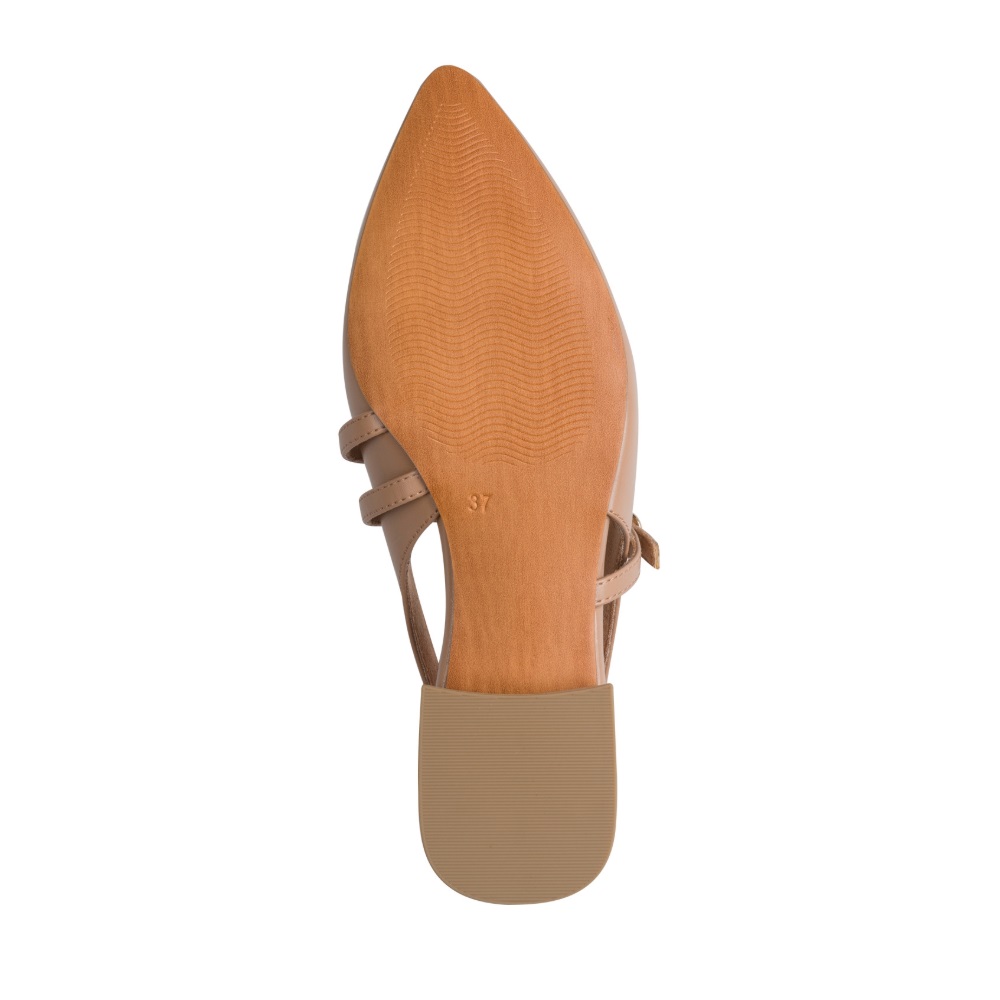 Γυναικείο slingback cappucino Marco Tozzi  2-29409-44 496 Collection SS 2026
