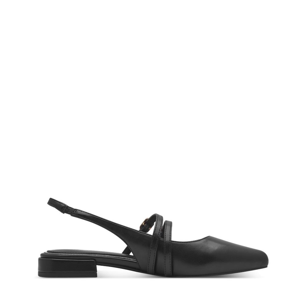 Γυναικείο slingback μαύρο  Marco Tozzi  2-29409-44 001 Collection SS 2026