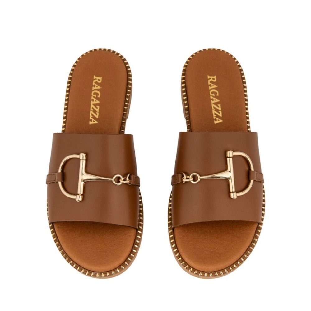 Δερμάτινα Γυναικεία Σανδάλια Ragazza  01035 Collection SS 2026