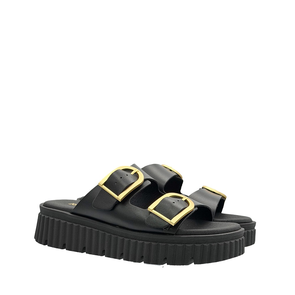 Γυναικεία Δερμάτινα Ανατομικά Σανδάλια Flatform Ragaza 01250 CollectionSS 2026