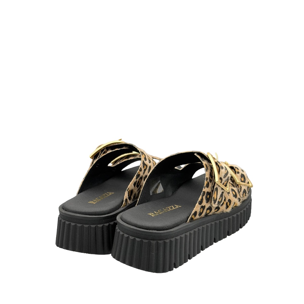 Γυναικεία Δερμάτινα Ανατομικά Σανδάλια Flatform Ragaza 01250 CollectionSS 2026