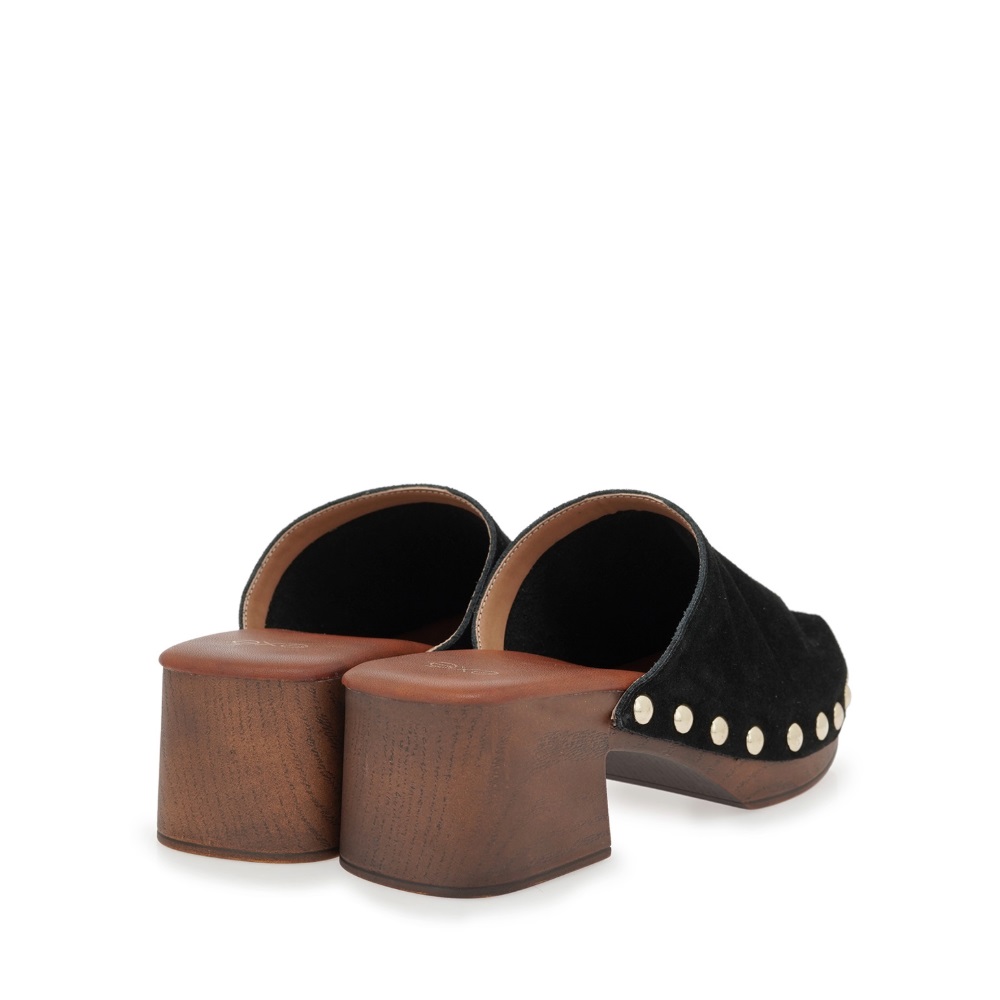 Γυναικείο δερμάτινο Clog EXE W485L7013004