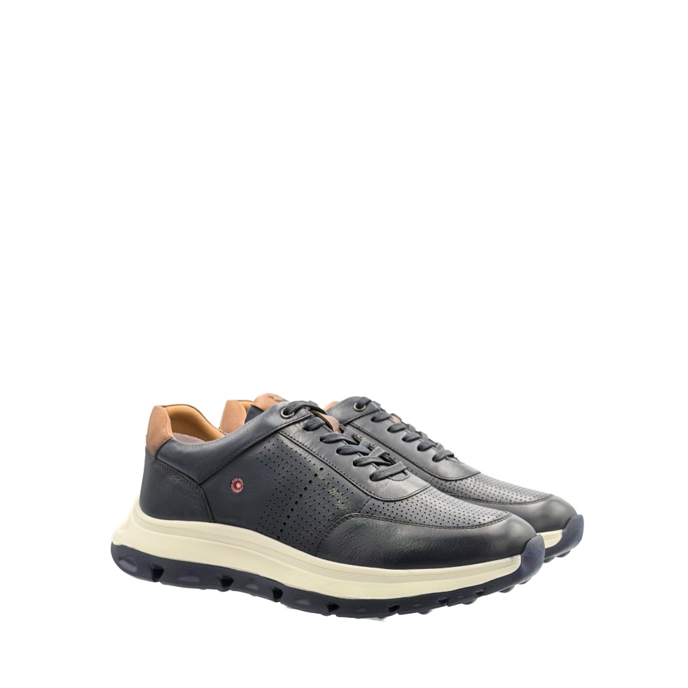 Ανδρικό δερμάτινο sneaker Robinson 77532 Collection SS 2026
