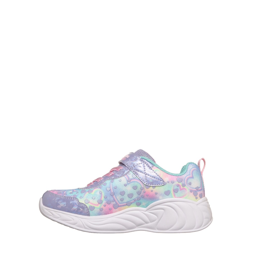 Παιδικό sneaker για κορίτσι με φωτάκια μονόκερος Skechers  303063L-LVΜΤ Collection SS 2026