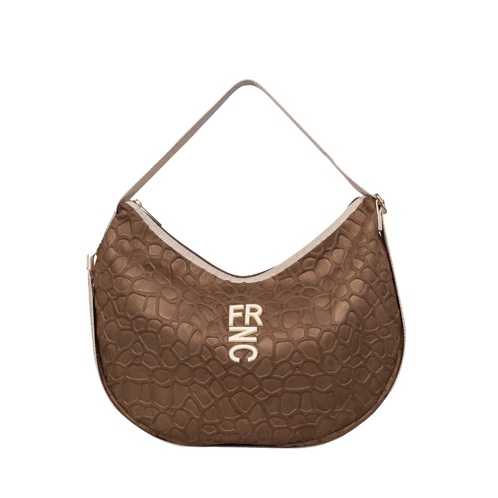 Tσάντα ώμου FRNC καφέ  6196 COF Collection SS 2026