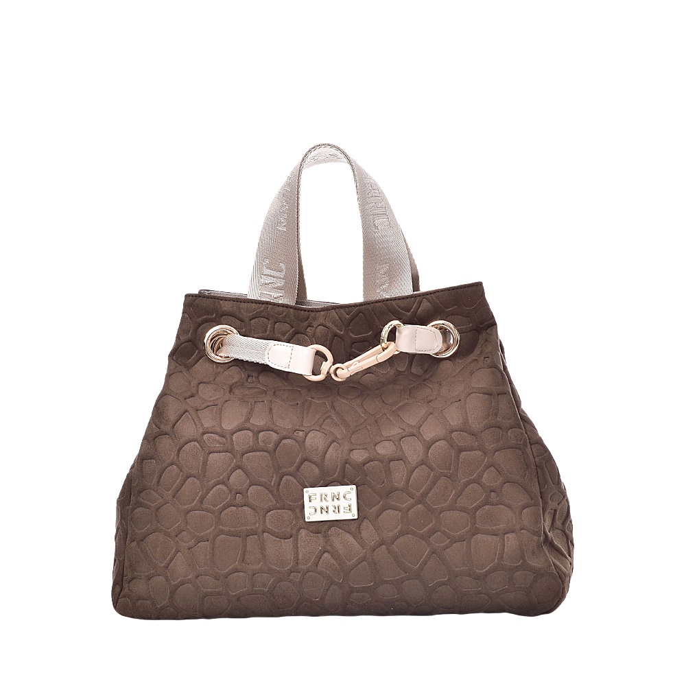 Τσάντα ώμου FRNC  6191 COF  καφέ   Collectrion SS 2026