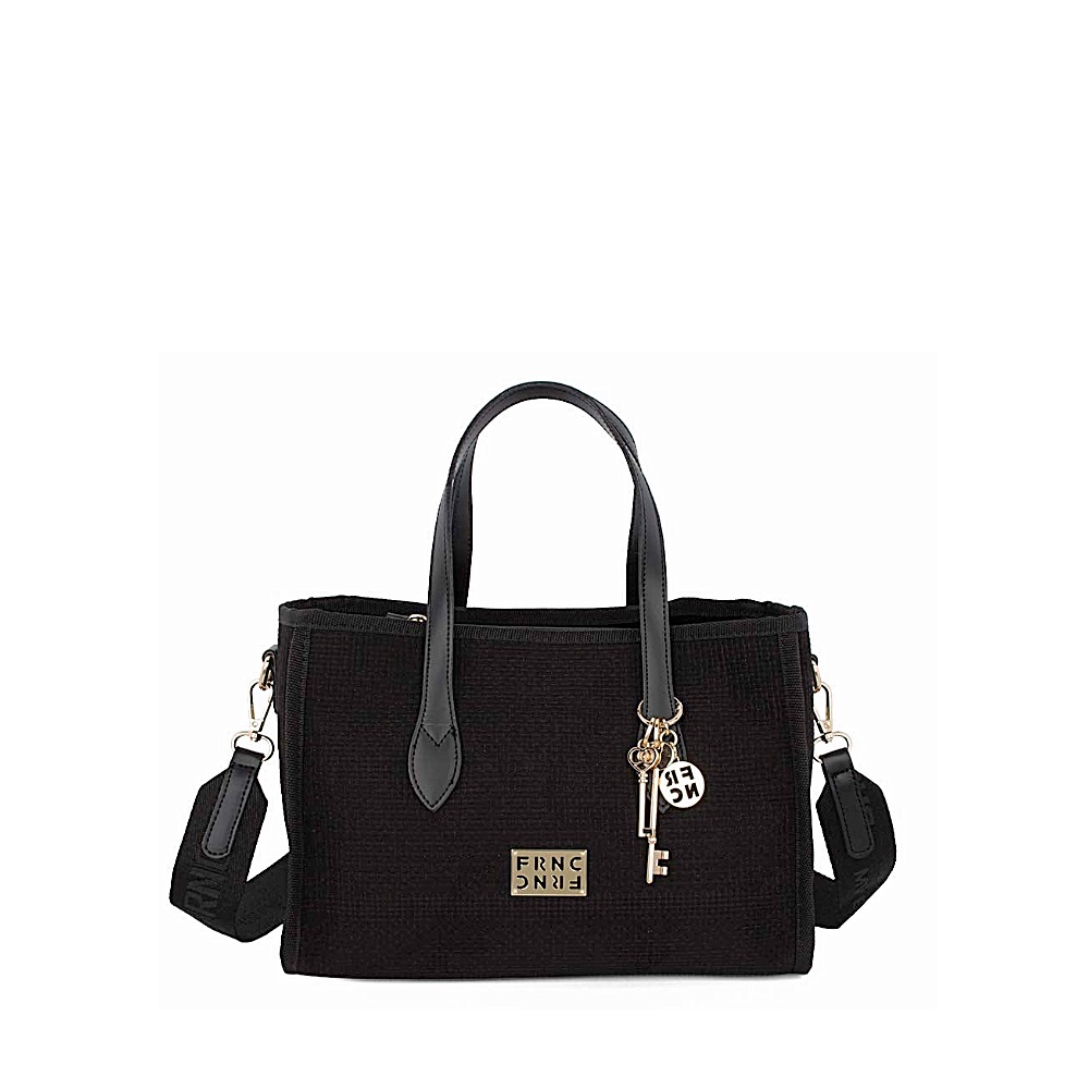 Γυναικεία Τσάντα Ώμου Μαύρη FRNC 5573 BLK Collection SS 2026