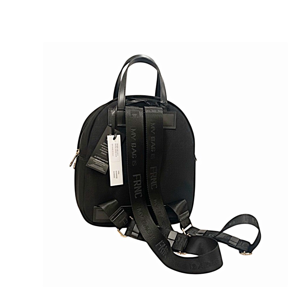 Τσάντα πλάτης σε μαύρο χρώμα FRNC  5575 ΒLΚ