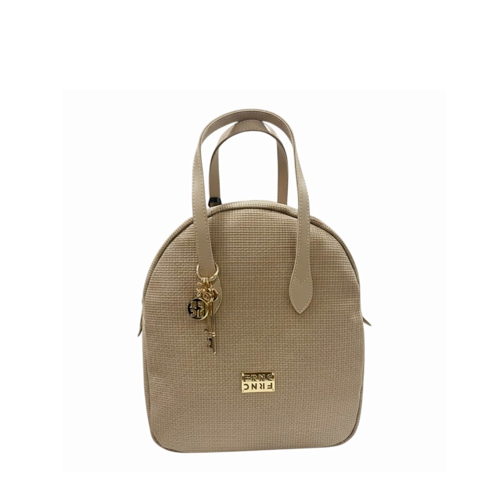 Τσάντα πλάτης σε μπέζ  χρώμα FRNC  5575 ΒLΚ