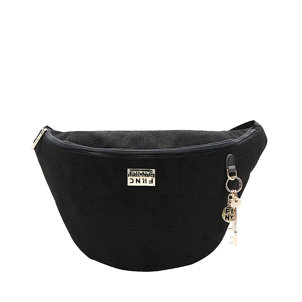 Τσαντάκι μέσης σε μάυρο χρώμα FRNC 5572 BLK  Collection SS 2026