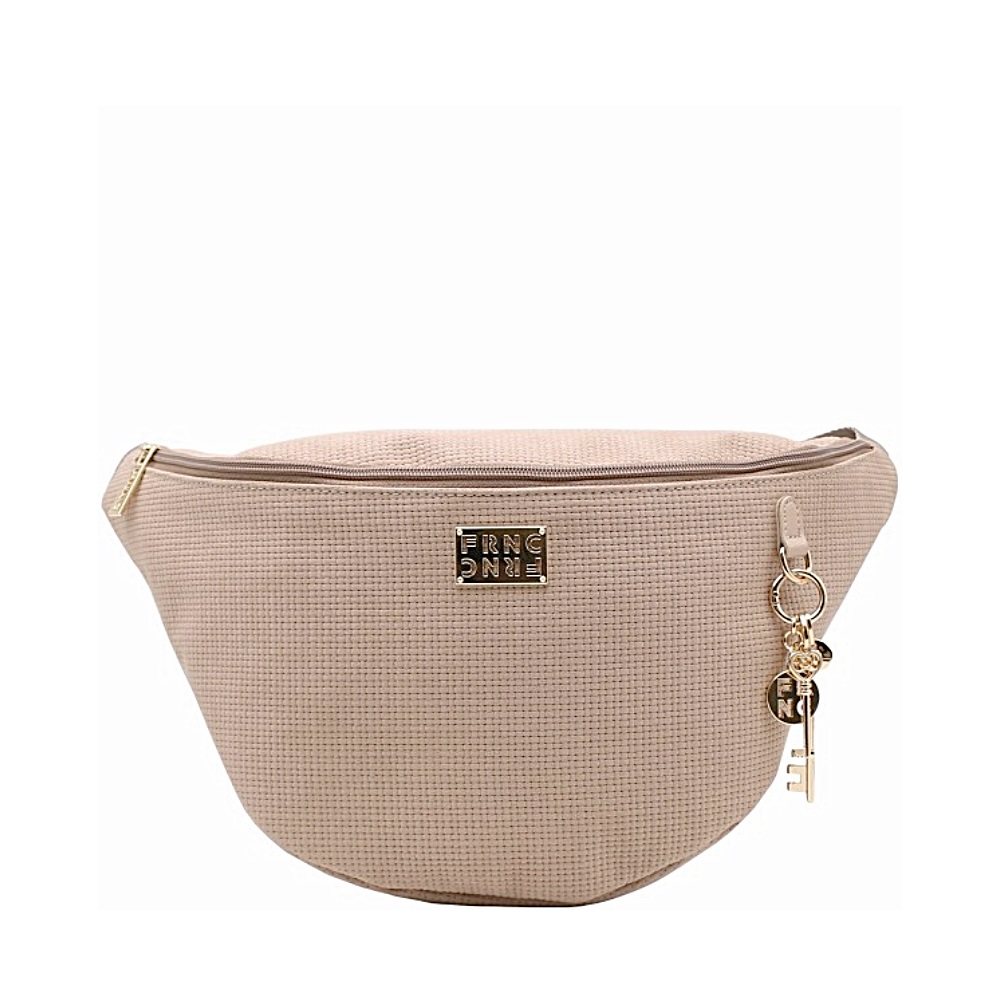 Τσαντάκι μέσης σε μπέζ  χρώμα FRNC 5572 BG  Collection SS 2026