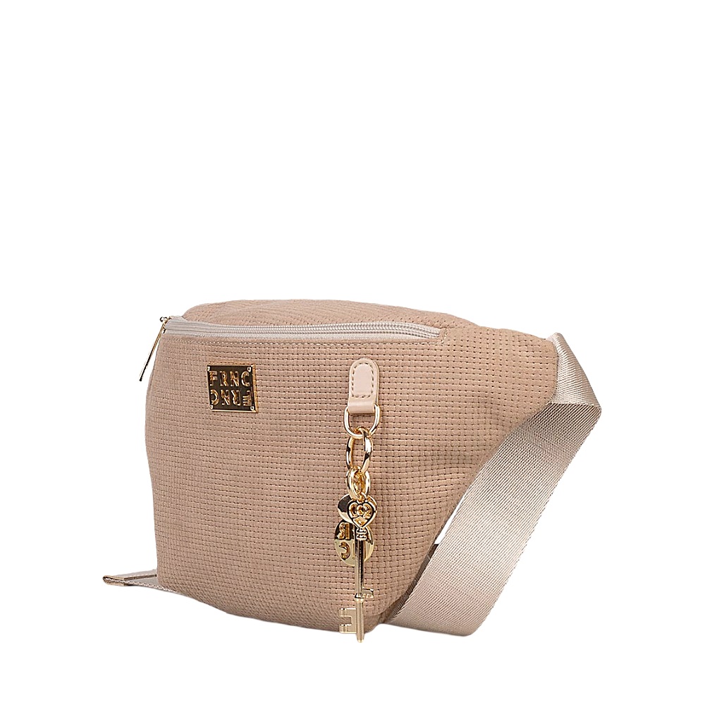 Τσαντάκι μέσης σε μπέζ χρώμα FRNC 5571 BG Collection SS 2026
