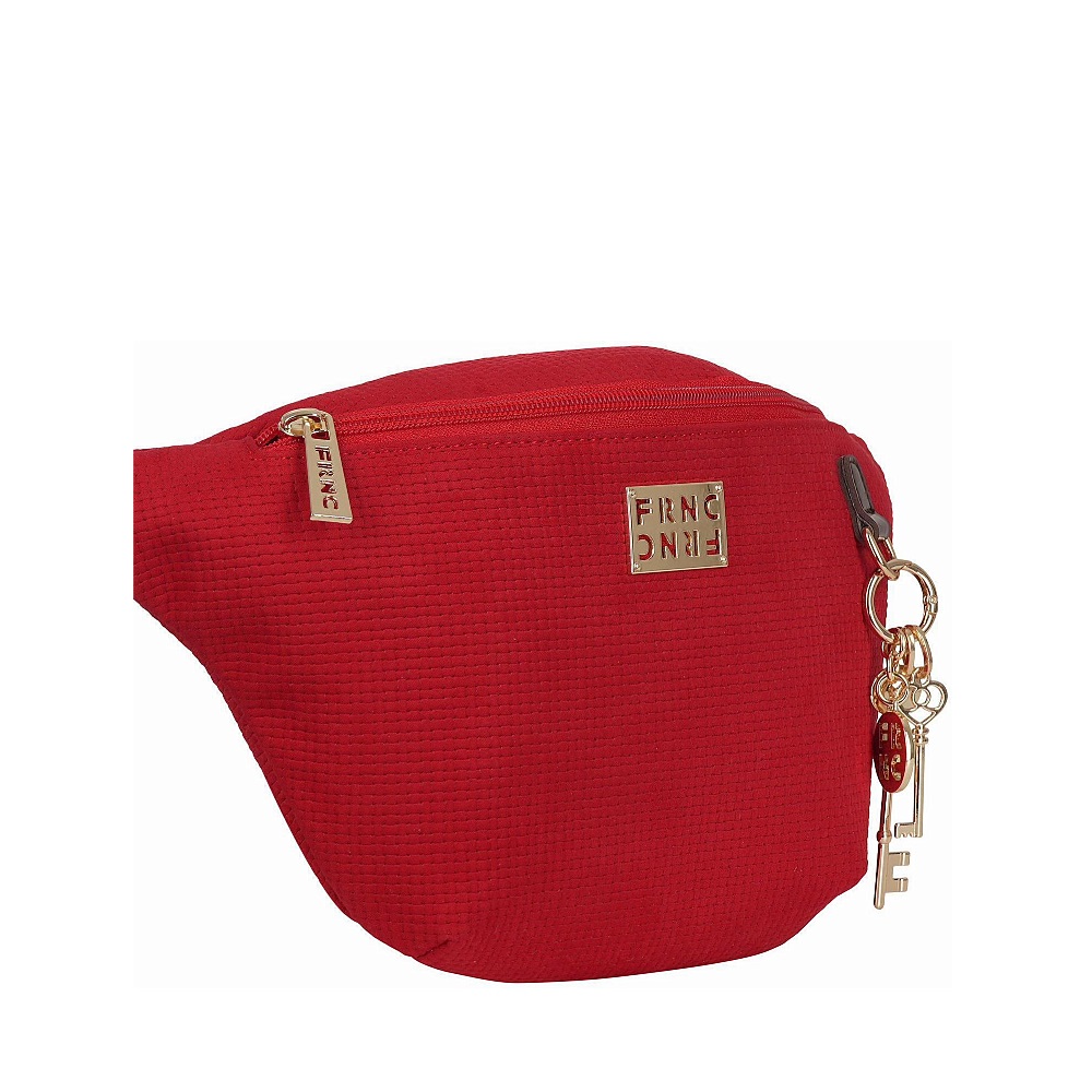 Τσαντάκι μέσης σε κόκκινο χρώμα FRNC 5571  RED Collection SS 2026