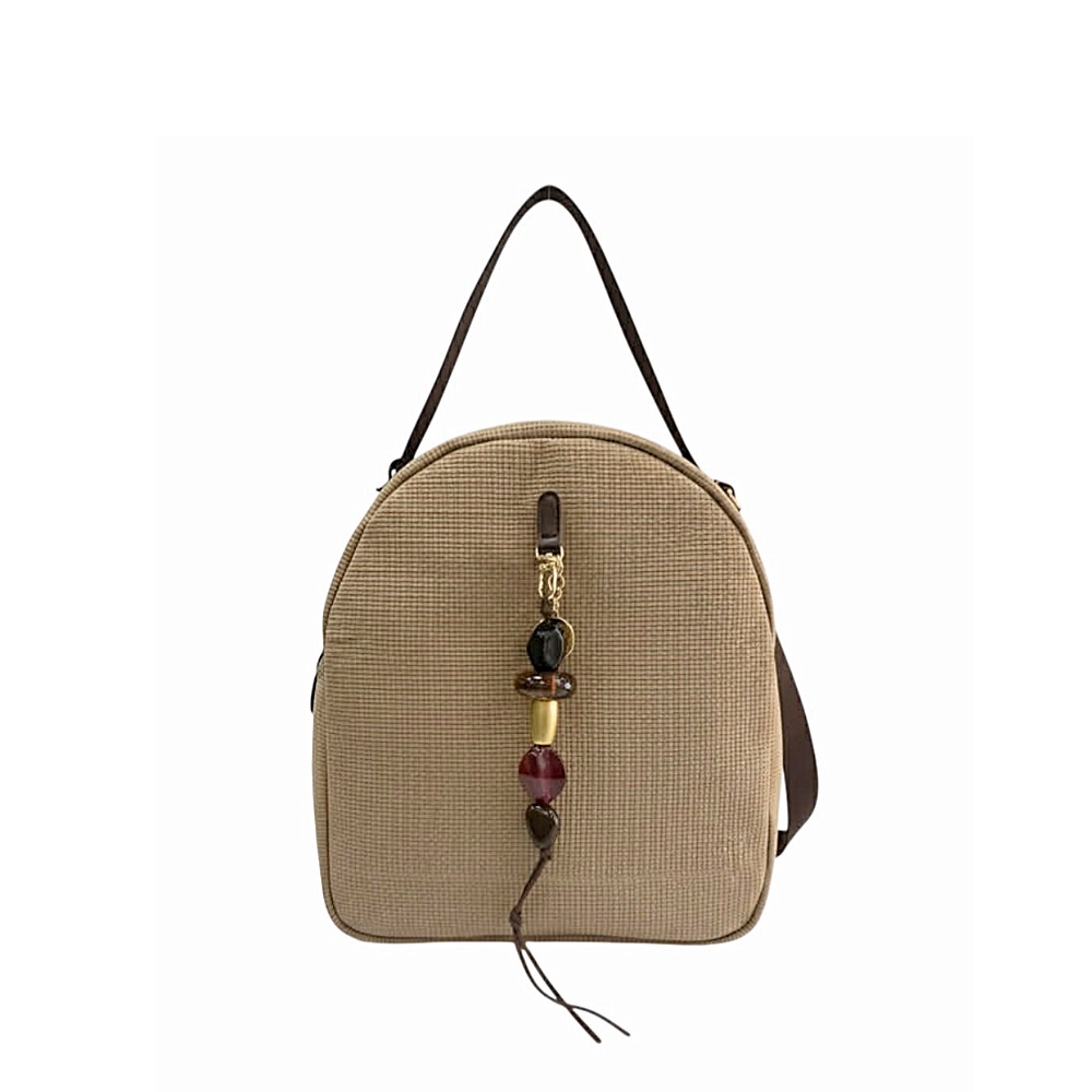 FRNC Τσάντα Γυναικεία Πλάτης-Backpack 5563 BG Μπέζ