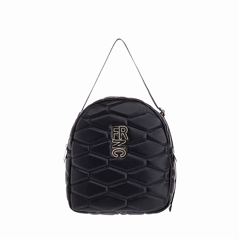 FRNC Γυναικεία Τσάντα Πλάτης Μαύρη 4949W BLK