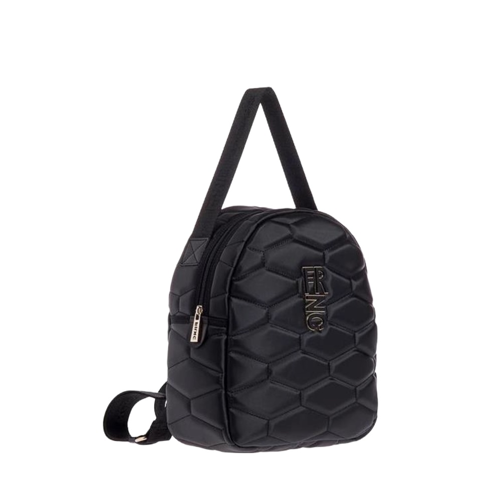 FRNC Γυναικεία Τσάντα Πλάτης Μαύρη 4949W BLK