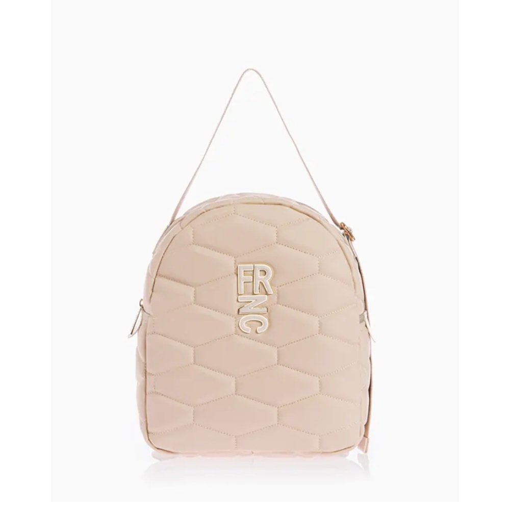 FRNC Γυναικεία Τσάντα Πλάτης Εκρου  4949W OCR