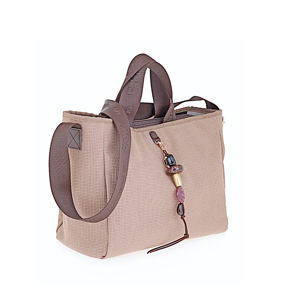 Γυναικεία Τσάντα Χειρός Σε Χρώμα Μπεζ FRNC 5559 BG Collection SS 2026